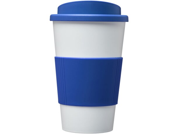 Vaso térmico 350ml con agarradera Americano Blanco/azul intermedio detalle 114