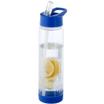 Botella con infusor de rosca para fruta 740 ml personalizada transparente Botella con infusor de rosca para fruta 740 ml personalizada transparente