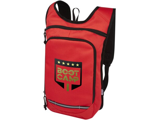 Mochila exterior GRS RPET Trails 6,5L certificada sostenible Rojo detalle 29