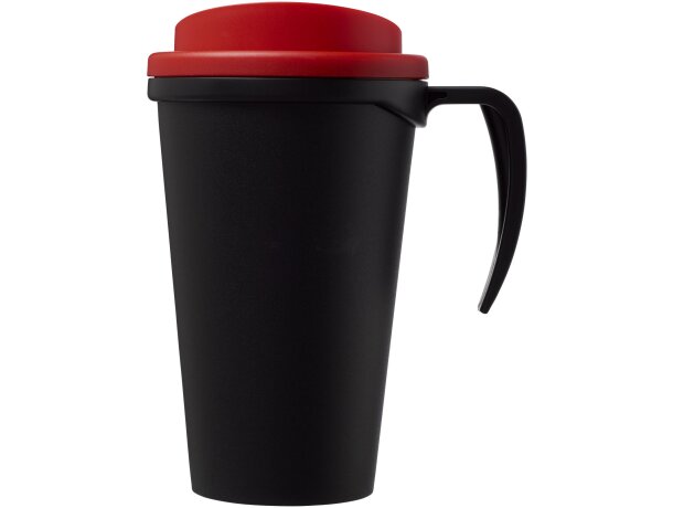 Americano® Vaso térmico grande de 350 ml Negro intenso/rojo detalle 22