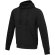 Sudadera con capucha unisex Laguna algodón BCI y poliéster Negro intenso
