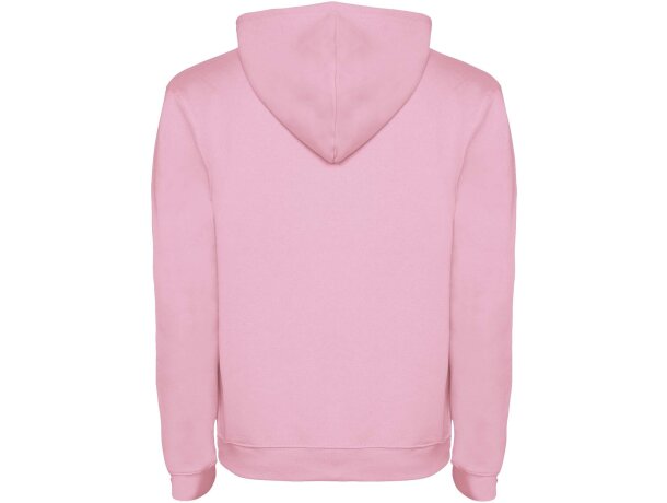 Sudadera con capucha para hombre Urban Roly Rosa claro detalle 167