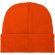 Gorro de lana con parche Boreas Naranja detalle 23