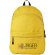 Mochila moderna con doble bolsillo frontal con logo