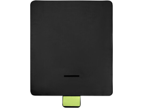 Manta pícnic Salvie de plástico reciclado con certificado GRS Verde medio detalle 14