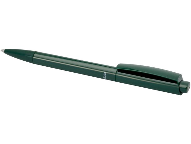 Bolígrafo Martha de plástico reciclado con tinta líquida Verde bosque detalle 15