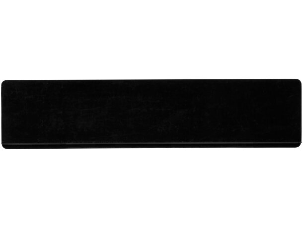 Regla de plástico Renzo 15 cm con doble escala personalizable Negro intenso detalle 6