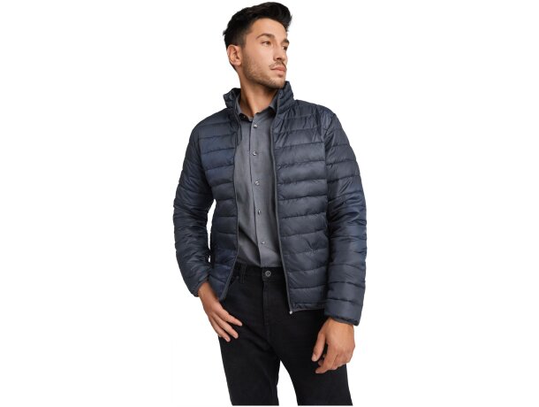 Chaqueta aislante Finland Roly hombre con relleno polyester Negro intenso detalle 5