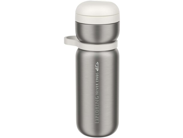 Bidón deportivo con aislamiento Mepal Twist Blanco detalle 7