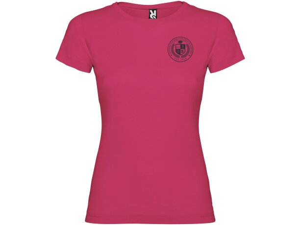 Camiseta mujer manga corta Jamaica Roly 100% algodón entallada detalle 69