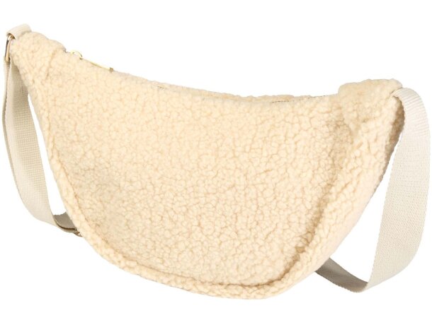 Riñonera Bear 3L de sherpa reciclado certificado GRS Negro intenso detalle 8