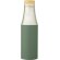 Botella de acero inoxidable con aislamiento al vacío de cobre de 540 ml con tapa de bambú Hulan Verde mezcla detalle 21