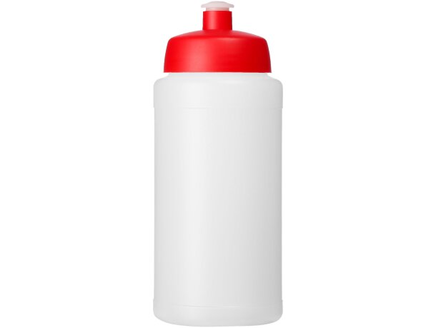 Baseline® Plus Bidón deportivo con tapa de 500 ml Transparente/rojo detalle 2