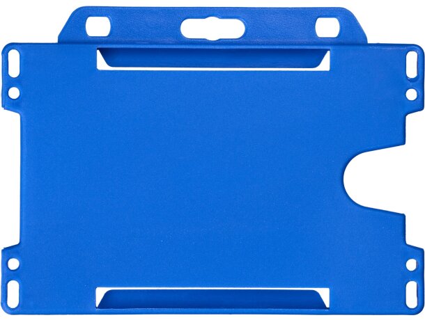 Porta credencial original de formato horizontal pp Azul detalle 6