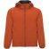 Chaqueta softshell Siberia Roly con capucha y forro micropolar Naranja bermellón