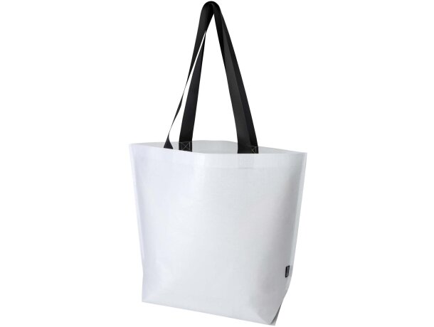 Bolsa tote Duo 30 litros plástico reciclado certificado GRS Negro intenso detalle 10