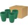 Set de regalo de 4 vasos apilables de 280 ml Staki Verde