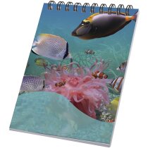 Libreta espiral A7 Desk-Mate con papel FSC blanco