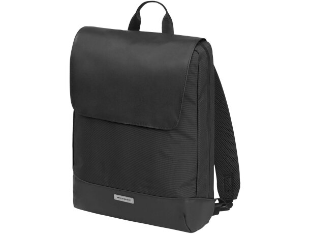 Mochila fina Moleskine Metro con compartimento para portátil Negro intenso detalle 7