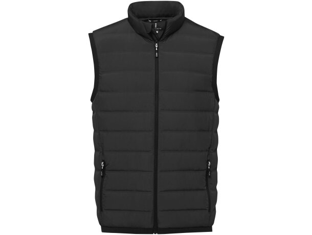 Chaleco aislamiento plumón reciclado hombre Caltha Negro intenso detalle 8