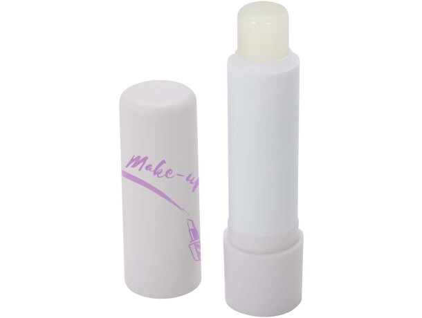 Bálsamo labial Eden vainilla en plástico reciclado con UV Blanco detalle 1