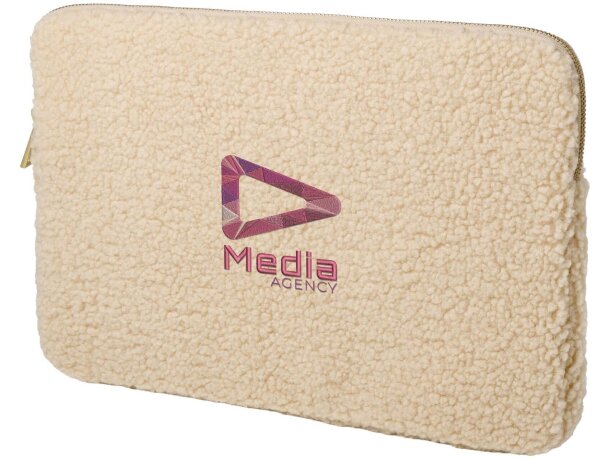 Funda portátil 13 pulgadas Bear con certificación GRS Natural detalle 1