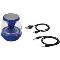 Altavoz con luces de colores personalizado azul medio Altavoz con luces de colores personalizado azul medio