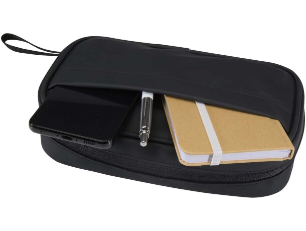 Funda tecnológica Resi Plus con certificación GRS y RPET Negro intenso detalle 5