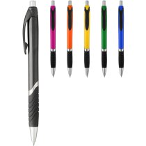 Bolígrafo de color liso con empuñadura de goma Turbo personalizado