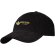 Gorra de pana reciclada Hutton con cierre ajustable Negro intenso detalle 7
