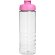 H2O Active® Treble Bidón deportivo con tapa Flip de 750 ml Transparente/rosa detalle 23