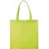 bolsa de no tejido para convenciones o compras personalizada verde claro