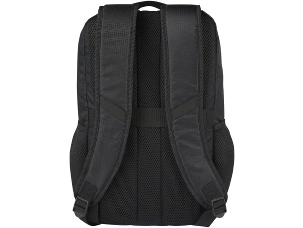 Mochila portátil 15 reciclada GRS bicolor Trailhead Negro intenso/gris detalle 3
