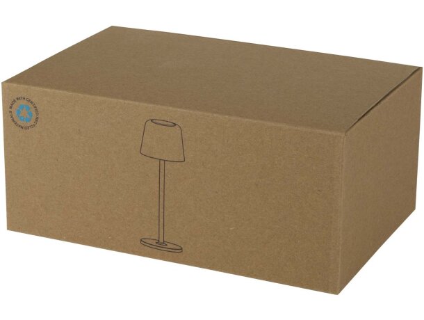 Lámpara mesa recargable regulable Alya con control táctil Blanco detalle 8