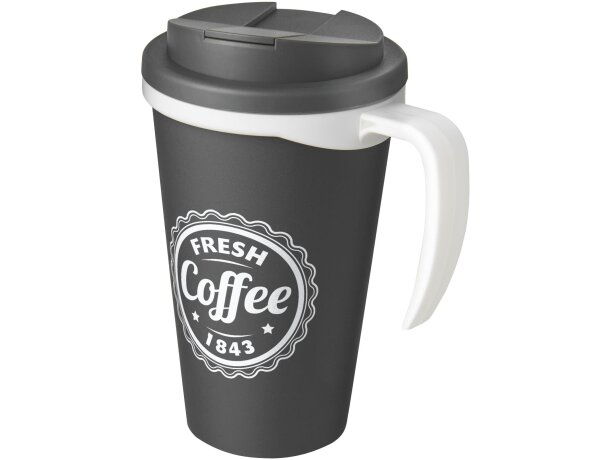 Americano® Grande taza 350 ml con tapa antigoteo personalizado