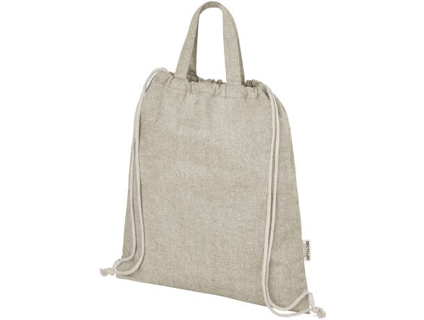 Mochila de cuerdas Aware Pheebs reciclada con rastreador QR Natural detalle 4