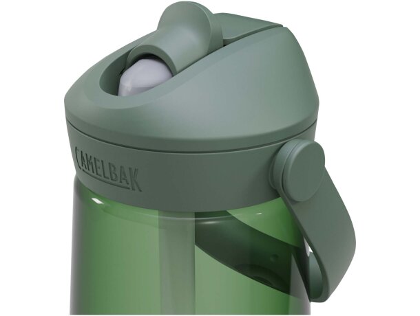 Botella 750ml Tritan Renew CamelBak Thrive Flip con pajita Verde bosque detalle 8