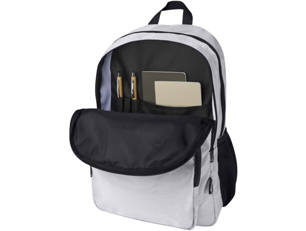 Mochila portátil 15 pulgadas Trend Plus con certificado GRS Gris detalle 27