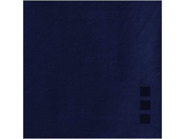 Polo manga corta hombre de elastano 200 g/m2 Markham Azul marino detalle 12
