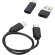 Cable de carga modular plástico reciclado Whiz Negro intenso detalle 6