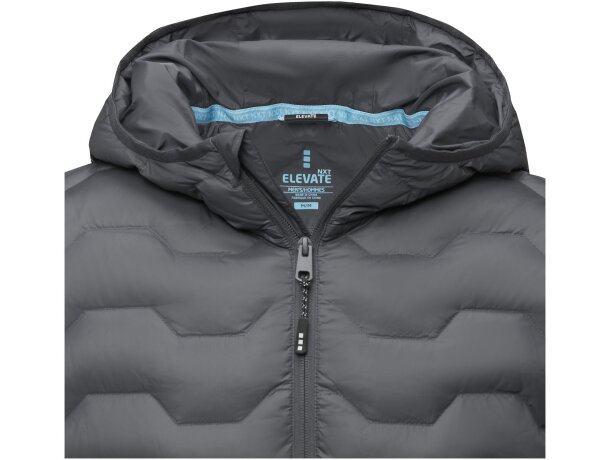 Chaqueta aislante reciclada certificada GRS Petalite hombre Gris tormenta detalle 12