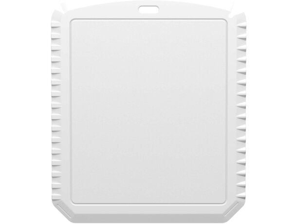 Rascador hielo rectangular reciclado Thrym Blanco detalle 2