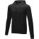 Sudadera con capucha y cremallera completa hombre Theron Negro intenso