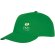 Gorra dividida en 6 paneles. Ideal para merchandising Verde helecho detalle 34