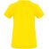 Camiseta deportiva manga corta mujer Bahrain Roly técnica Amarillo detalle 10