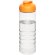 H2O Active® Treble Bidón deportivo con tapa Flip de 750 ml Transparente/naranja
