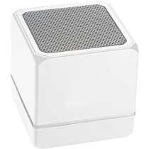 Altavoz en forma cuadrada de plástico blanco Altavoz en forma cuadrada de plástico blanco