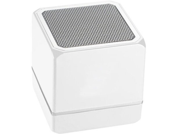 Altavoz en forma cuadrada de plástico blanco Altavoz en forma cuadrada de plástico blanco