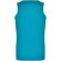 Camiseta deportiva sin mangas infantil Andre de Roly Azul turquesa detalle 10