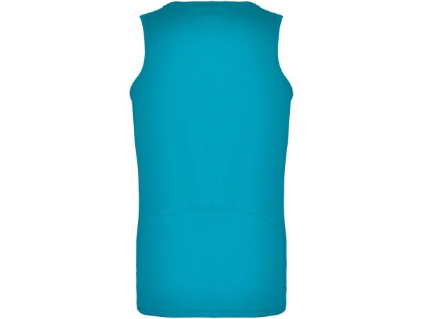 Camiseta deportiva sin mangas infantil Andre de Roly Azul turquesa detalle 10